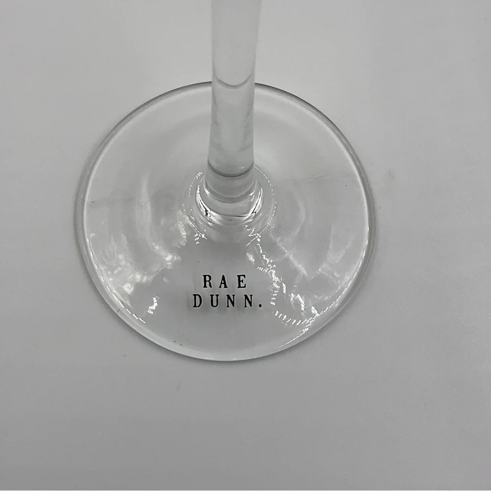 Rae Dunn DAD Pregnancy Announcement Stemmed Champagne Flute Glass Surprise